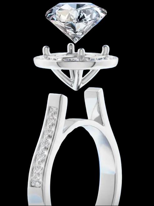 Custom jewelry design detail